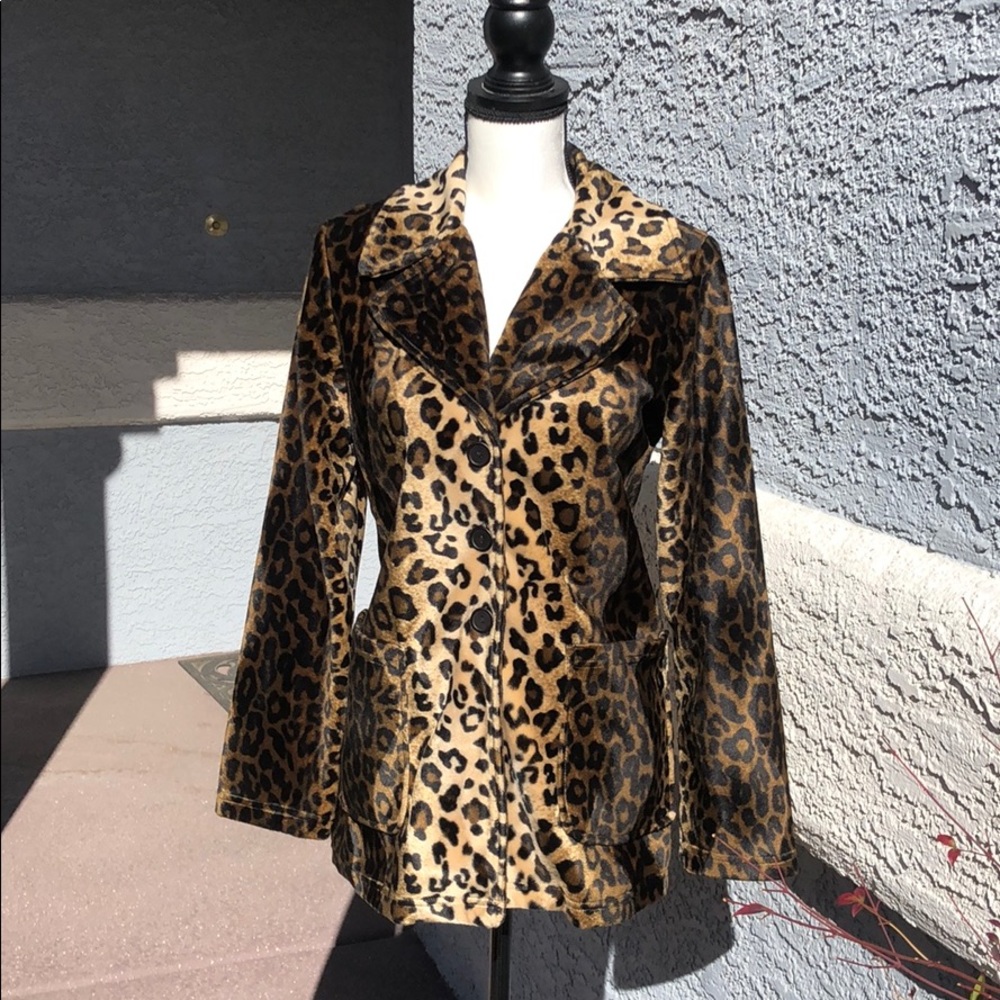Leopard print jacket